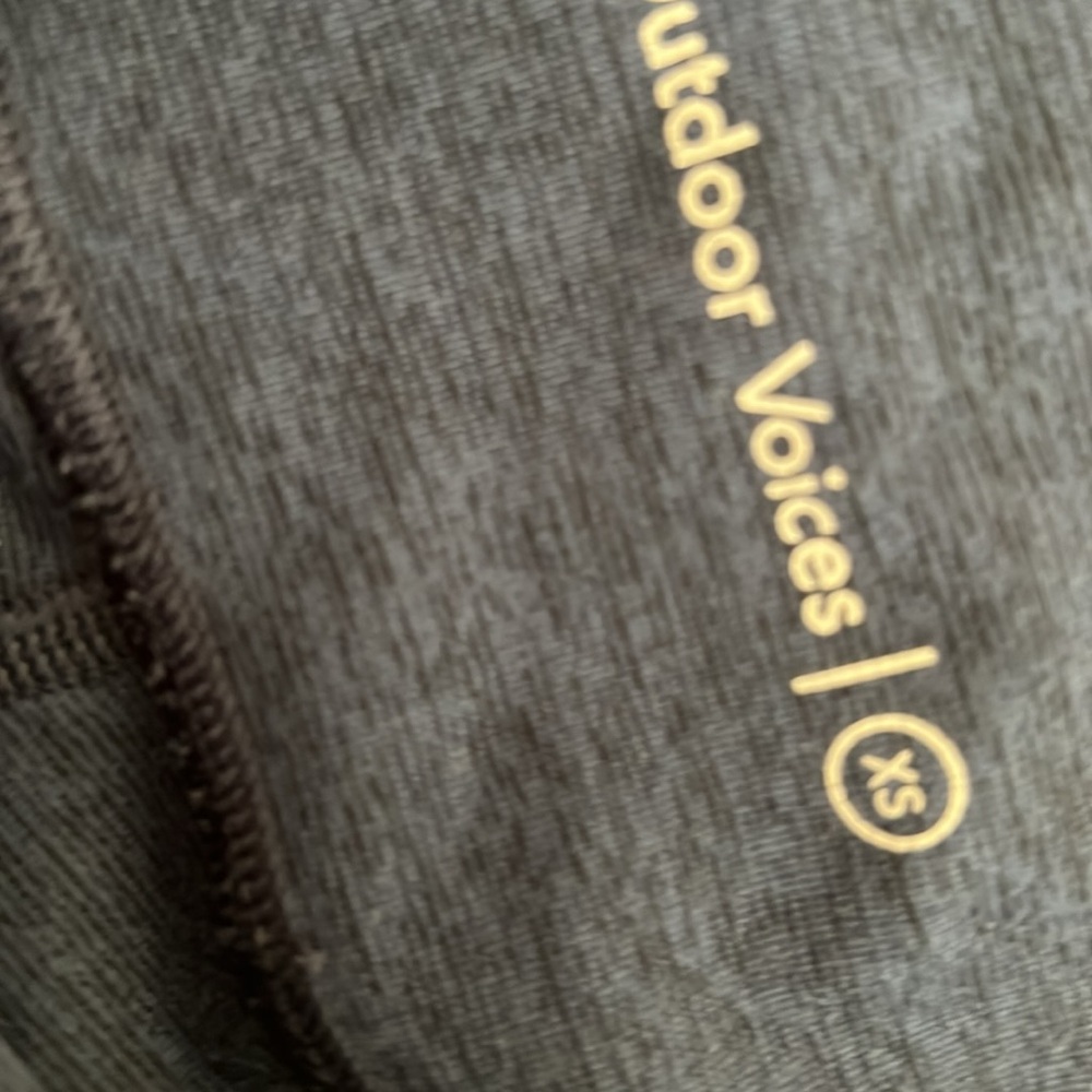 2 pairs of Outdoor Voices workout pants. XS. Navy, grey and denim. - Picture 2 of 3